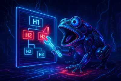 how to fix heading using Screaming frog