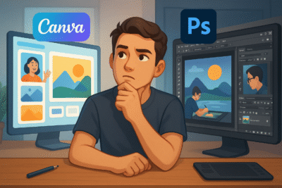 Is Canva easier than Photoshop