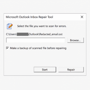 outlook email not sync