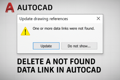 Data Link in AutoCAD - not found