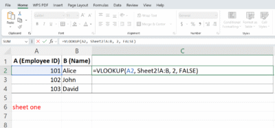 How to add VLOOKUP formula - Example _excel