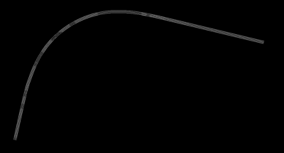 Fixed 2D polyline after using boundary command and trimming edges