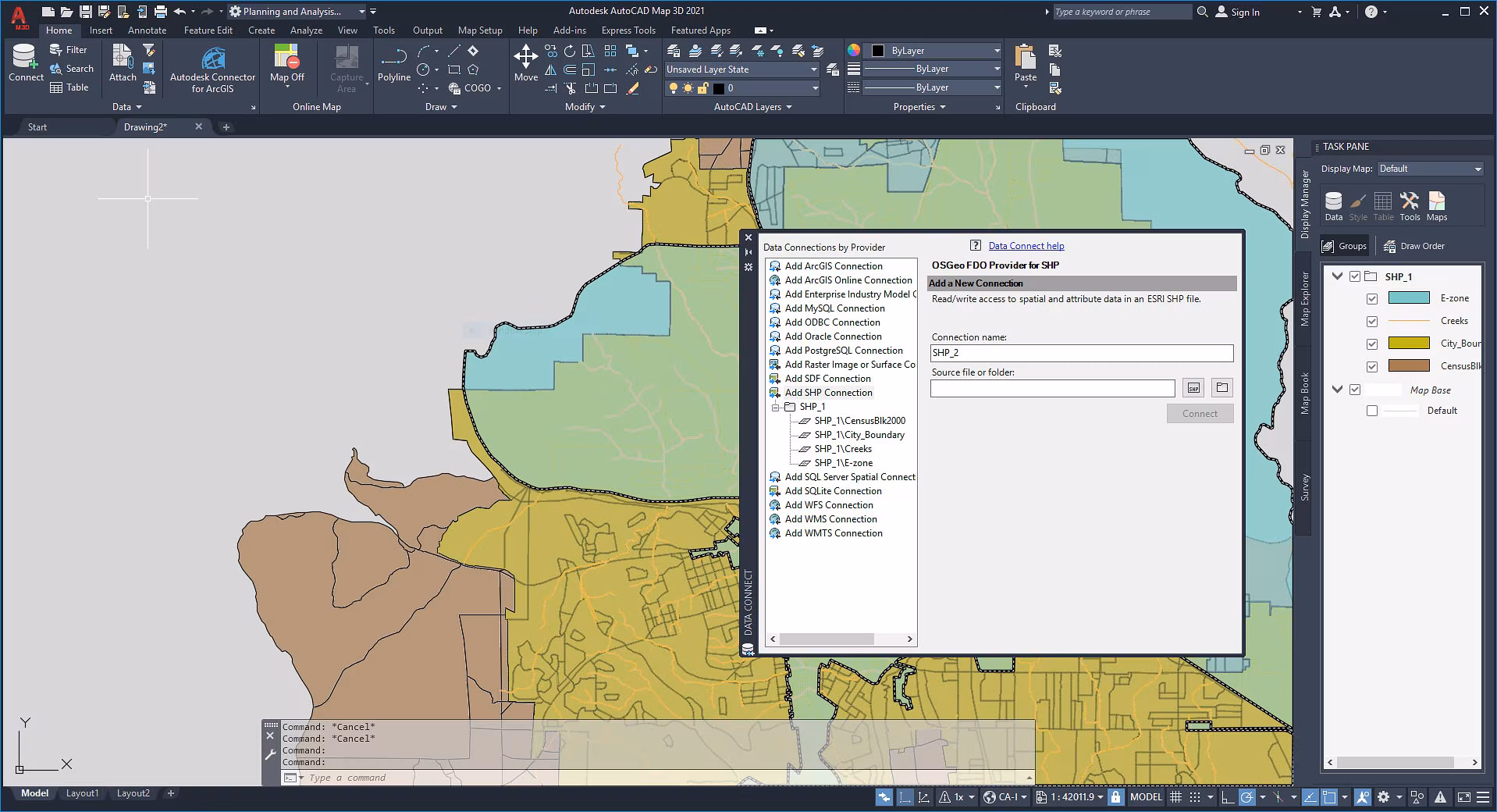 AutoCAD Map 3D coordinate systems and projection tools