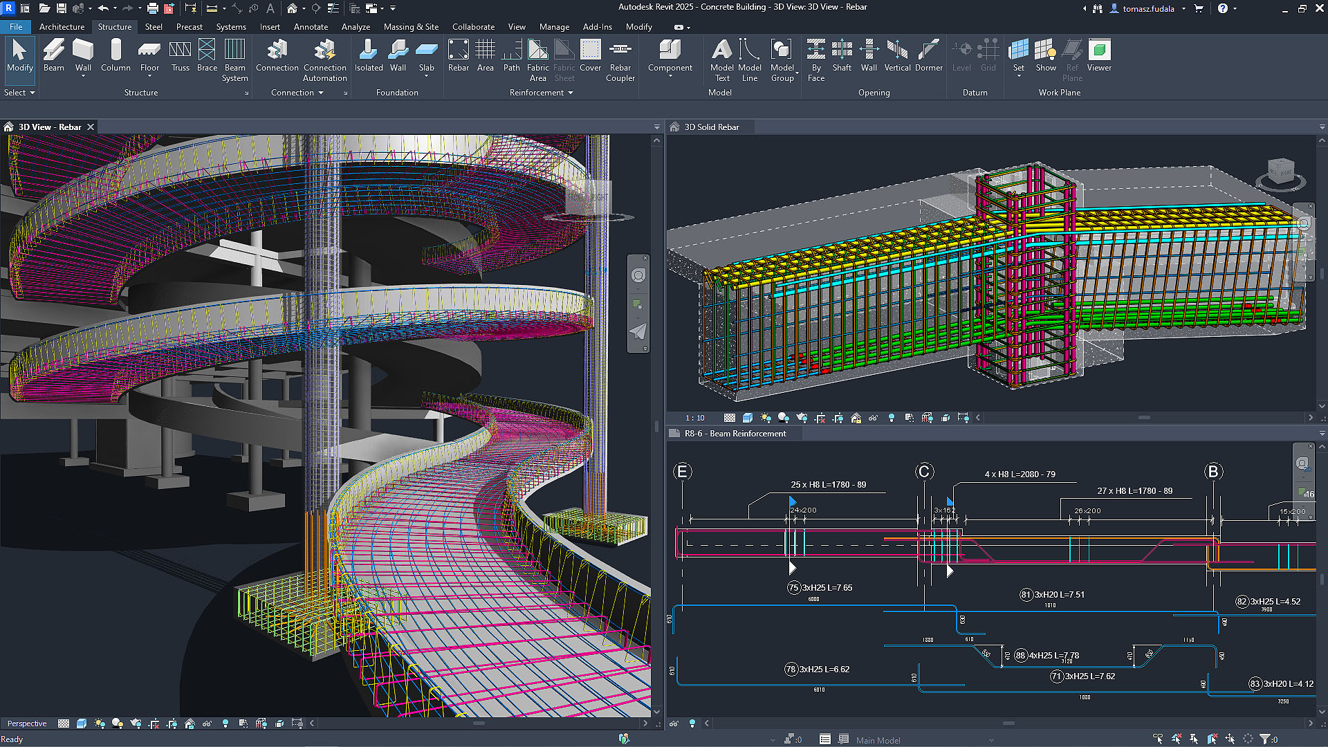Revit architectural design interface
