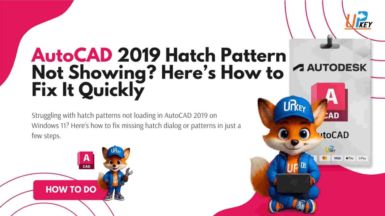 Struggling with hatch patterns not loading in AutoCAD 2019 on Windows 11? Here’s how to fix missing hatch dialog or patterns in just a few steps.