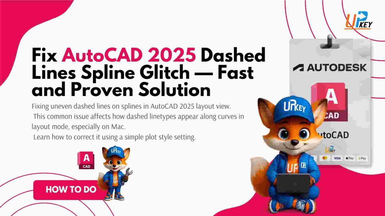 Fix AutoCAD 2025 Dashed Lines Spline Glitch — Fast and Proven Solution