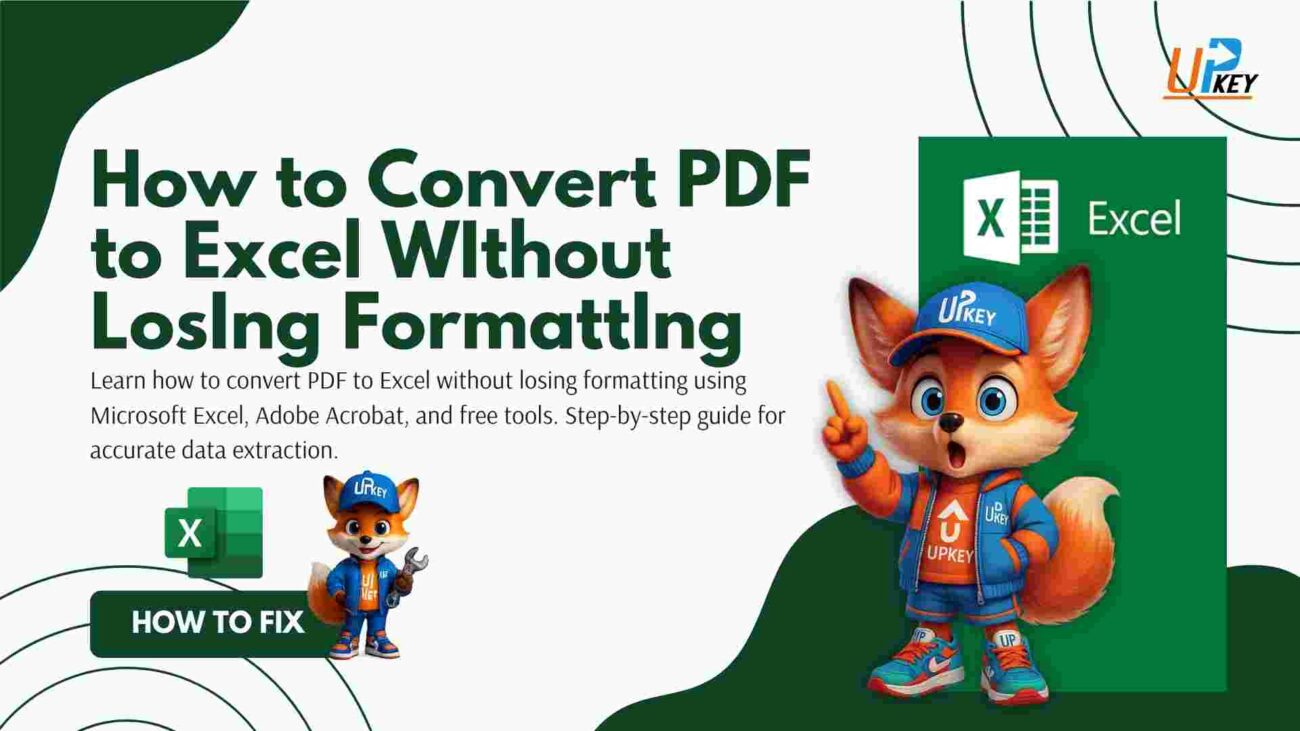 Convert PDF to Excel