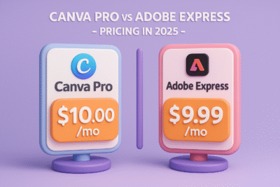 Canva Pro vs Adobe Express — Pricing in 2025