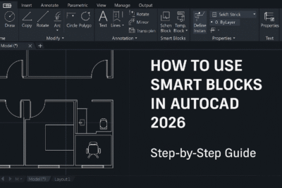 How to Use Smart Blocks in AutoCAD 2026